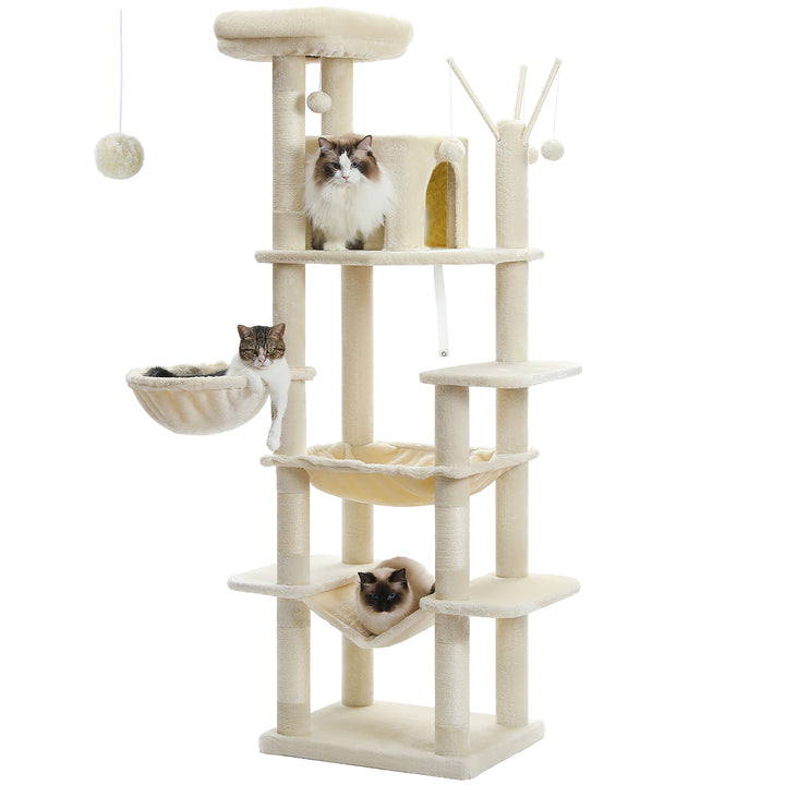 Tall 7-Level Cat Tree Tower