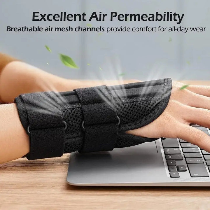 Adjustable Wrist Brace for Carpal Tunnel, Tendonitis, and Arthritis Pain Relief