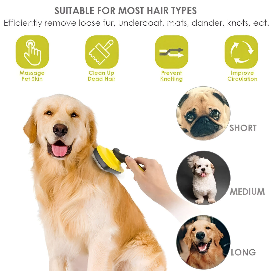 Self-Cleaning Pet Brush