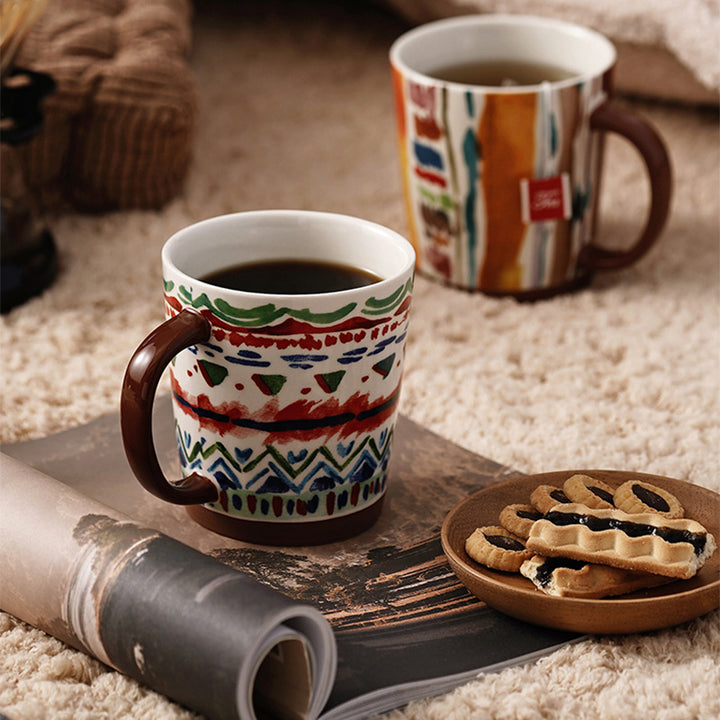 Household Hand-painted Graffiti Mug