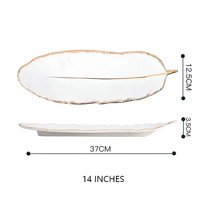 Luxury Nordic Ceramic Storage Tray for Jewelry and Tableware