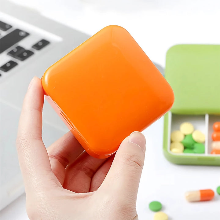 Compact Push-pull Pill Case Organizer