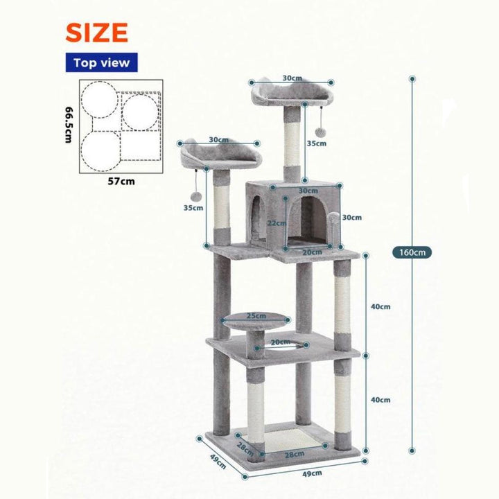 Multi-Level Cat Tree Tower