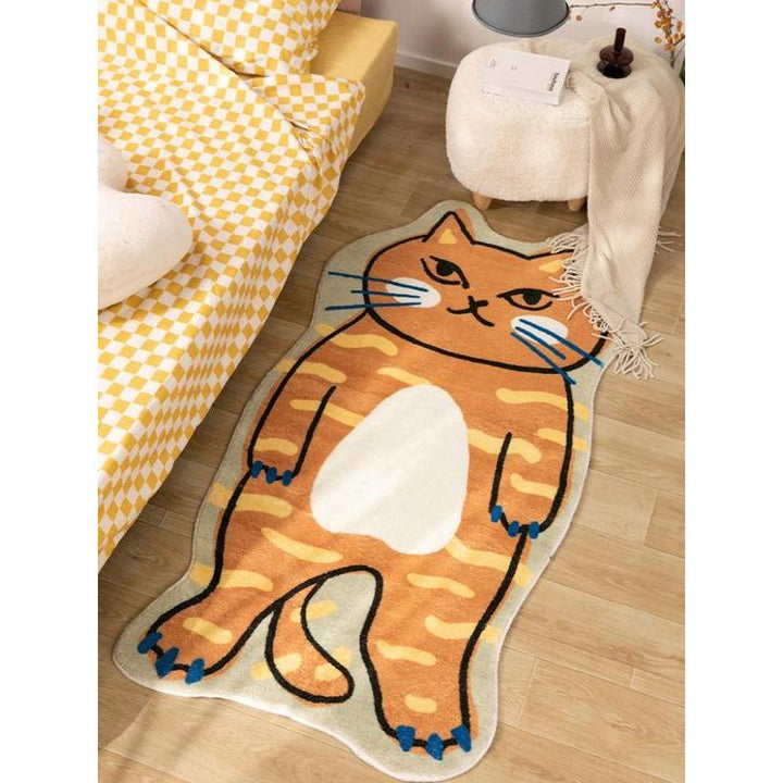 Cartoon Living Room Decoration Rugs - Cute Cat Design