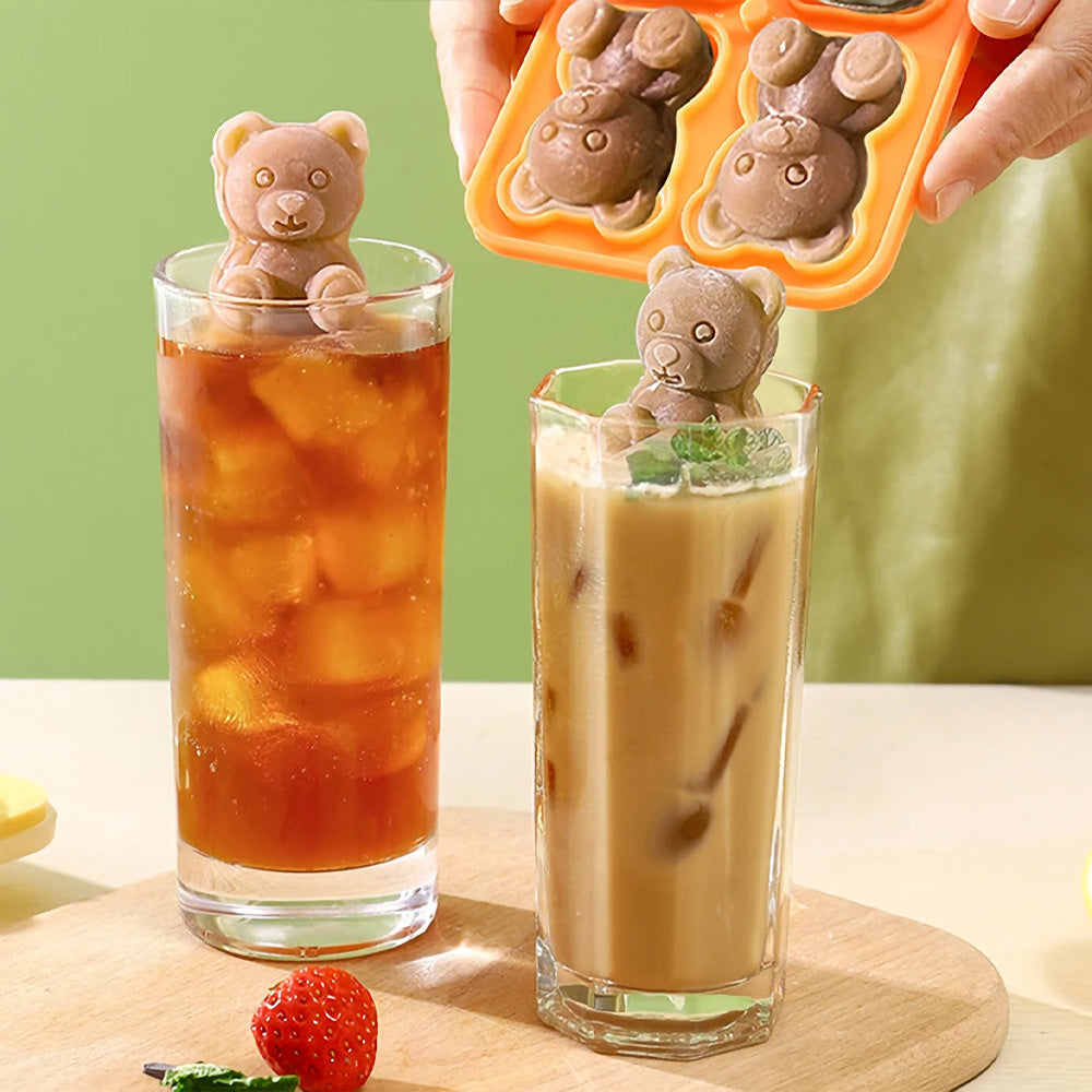 Bear Ice Cube Mold for Frozen Treats