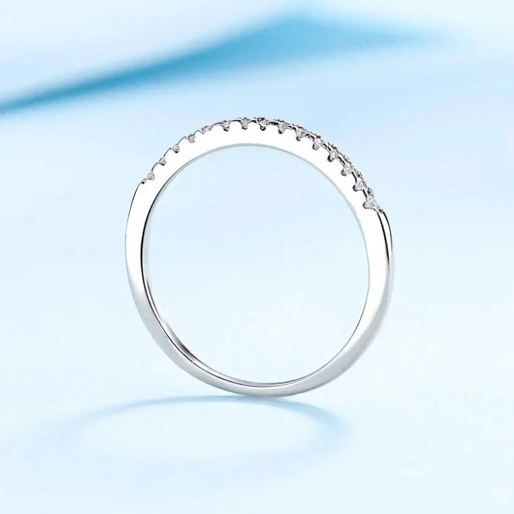 Elegant Moissanite Eternity Band