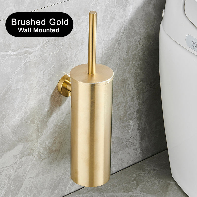 Stainless Steel Wall-Mounted Toilet Brush Holder