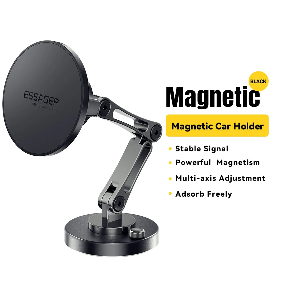 Magnetic Wireless Car Phone Holder with 15W Fast Charging for iPhone