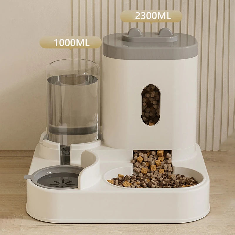 2-in-1 Automatic Cat Feeder & Water Dispenser