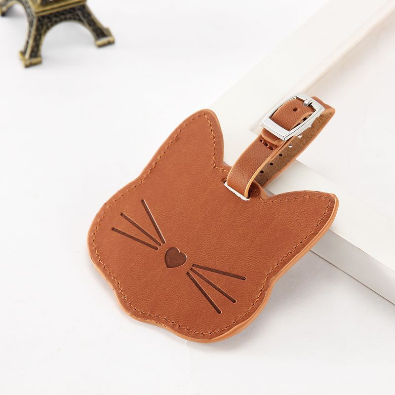 Cute Cartoon Cat Luggage Tag