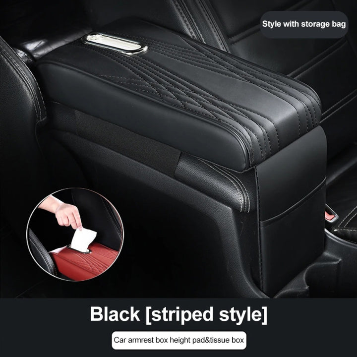 Universal Armrest Pad with Tissue Storage