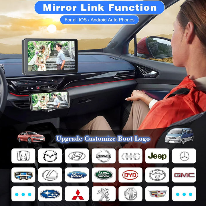 7" Portable Wireless CarPlay