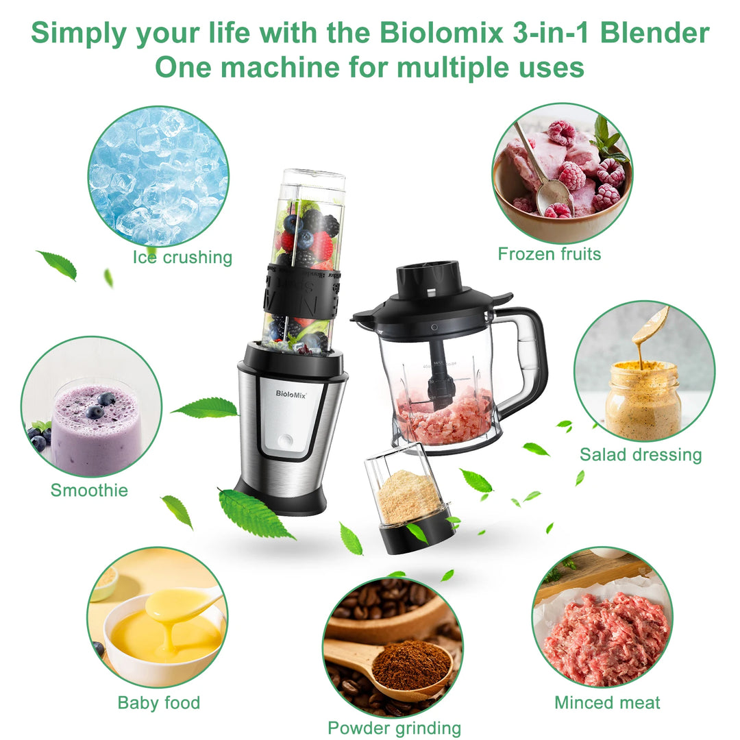 3-in-1 Multifunctional Food Processor