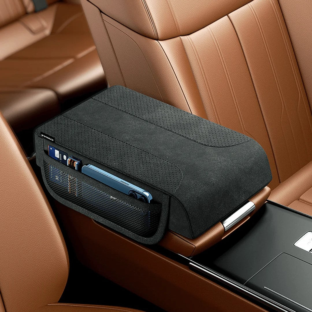 Car Console Pad Cover with Storage