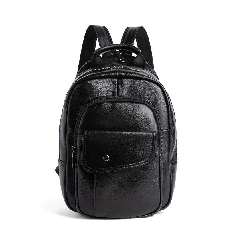 Travel Multifunctional Men's First Layer Cowhide Bag