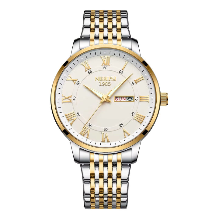 Classic Luxury Quartz Wristwatch with Luminous Hands