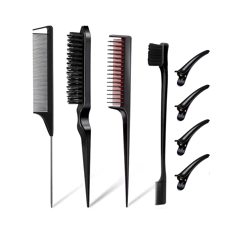 8-Piece Professional Hair Styling Comb Set