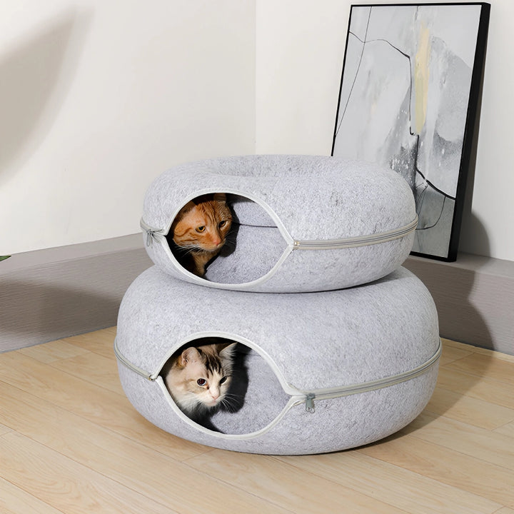 Donut Cat Bed & Tunnel