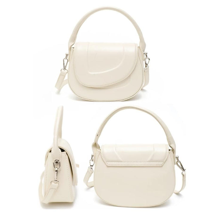 Elegant Minimalist Saddle Shoulder Bag