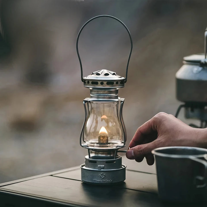 Portable Vintage Kerosene Camping Oil Lamp