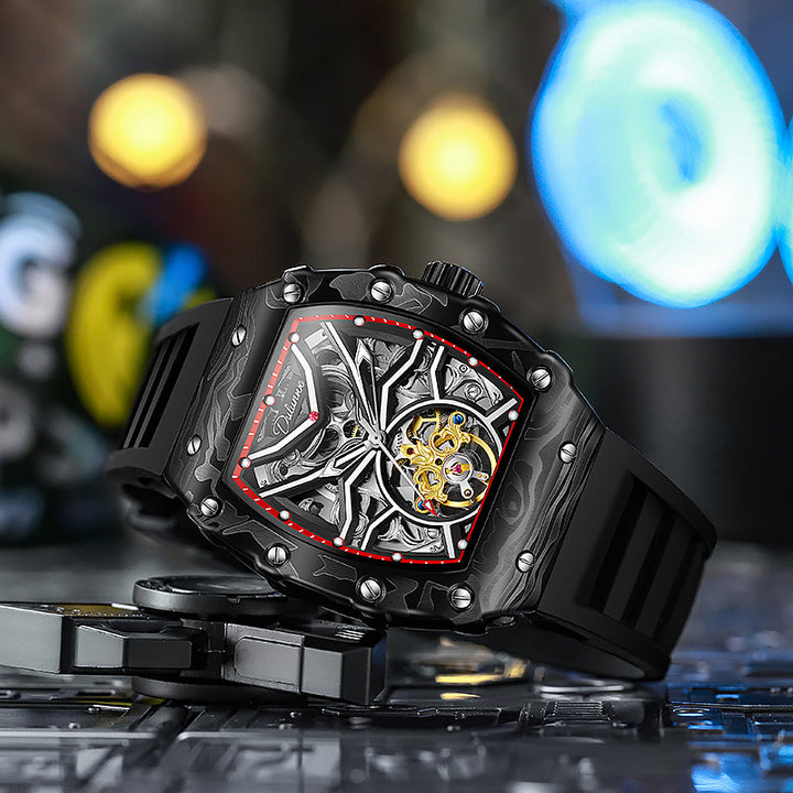 Hollow Mechanical Watch Men's Waterproof Luminous