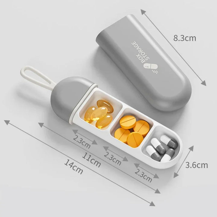 Portable Daily Pill Organizer – Compact and Durable Medicine Dispenser