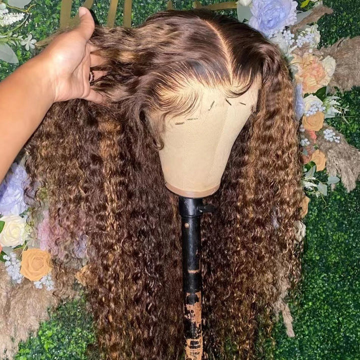 Mid-length Long Curly Hair Afro Headgear