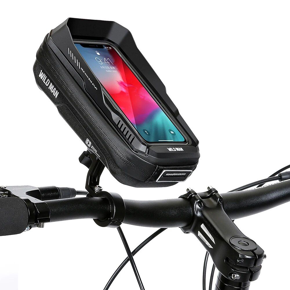 Handlebar Phone Holder Bag with Touch Screen