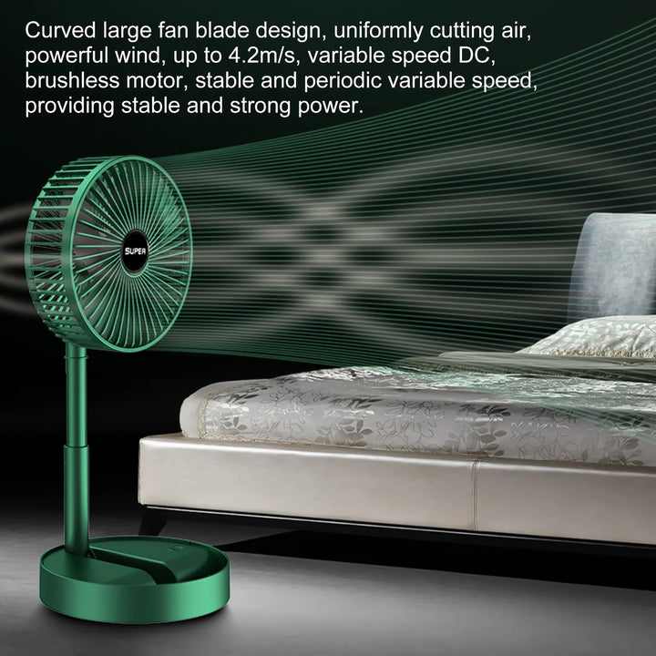 Compact 6-Inch USB Portable Fan with 3-Speed Control