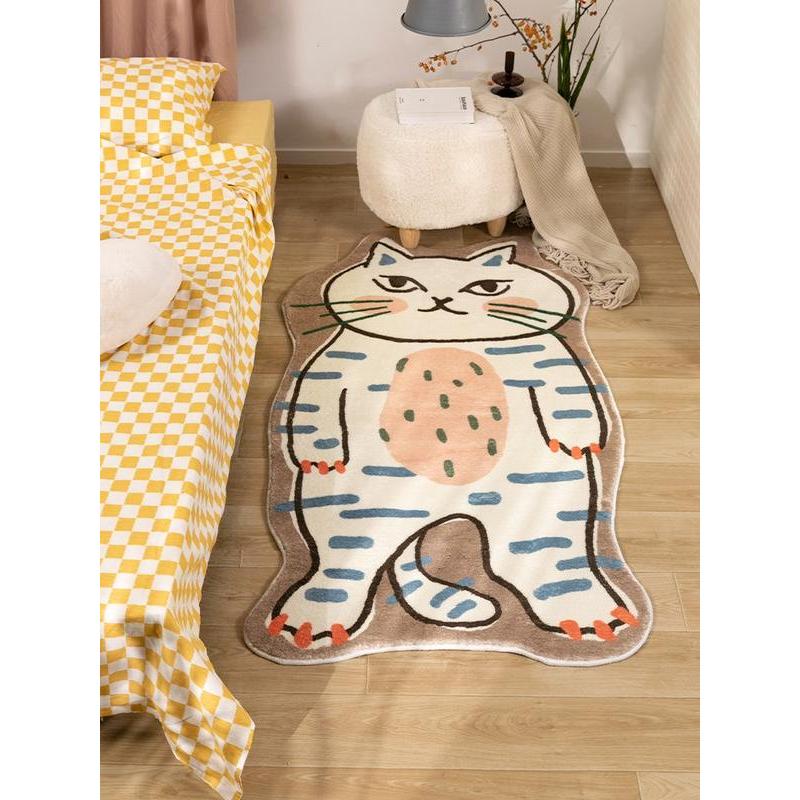 Cartoon Living Room Decoration Rugs - Cute Cat Design