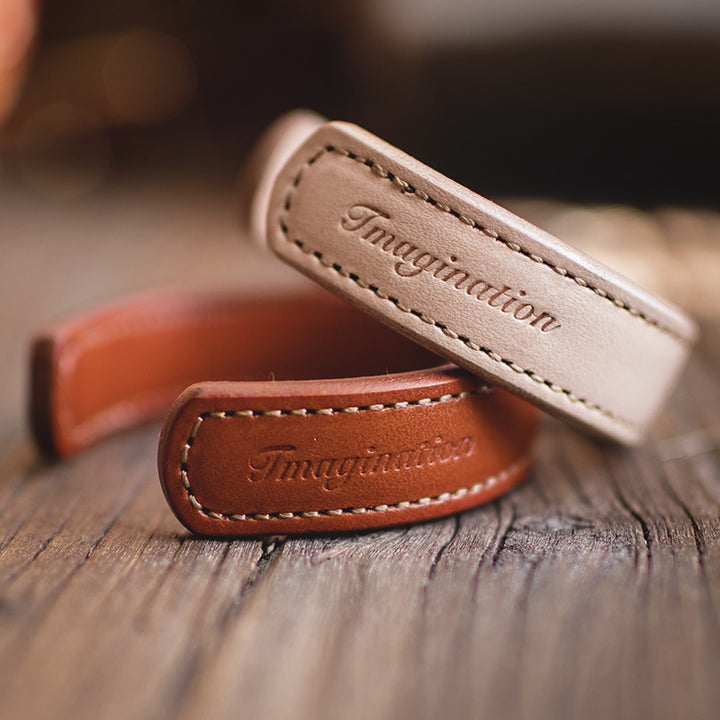 Handmade Leather Thunderbird Cuff Bracelet