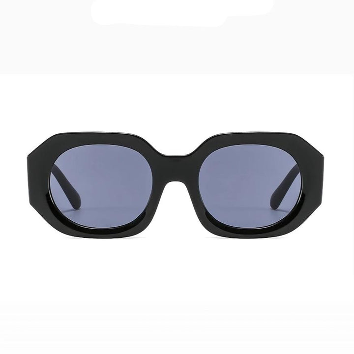 Vintage Square Sunglasses - Small Polygon Frame Fashion Eyewear UV400