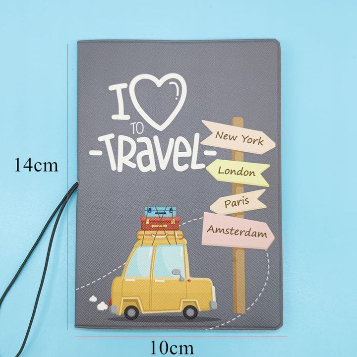 "I Love PU" Passport Cover