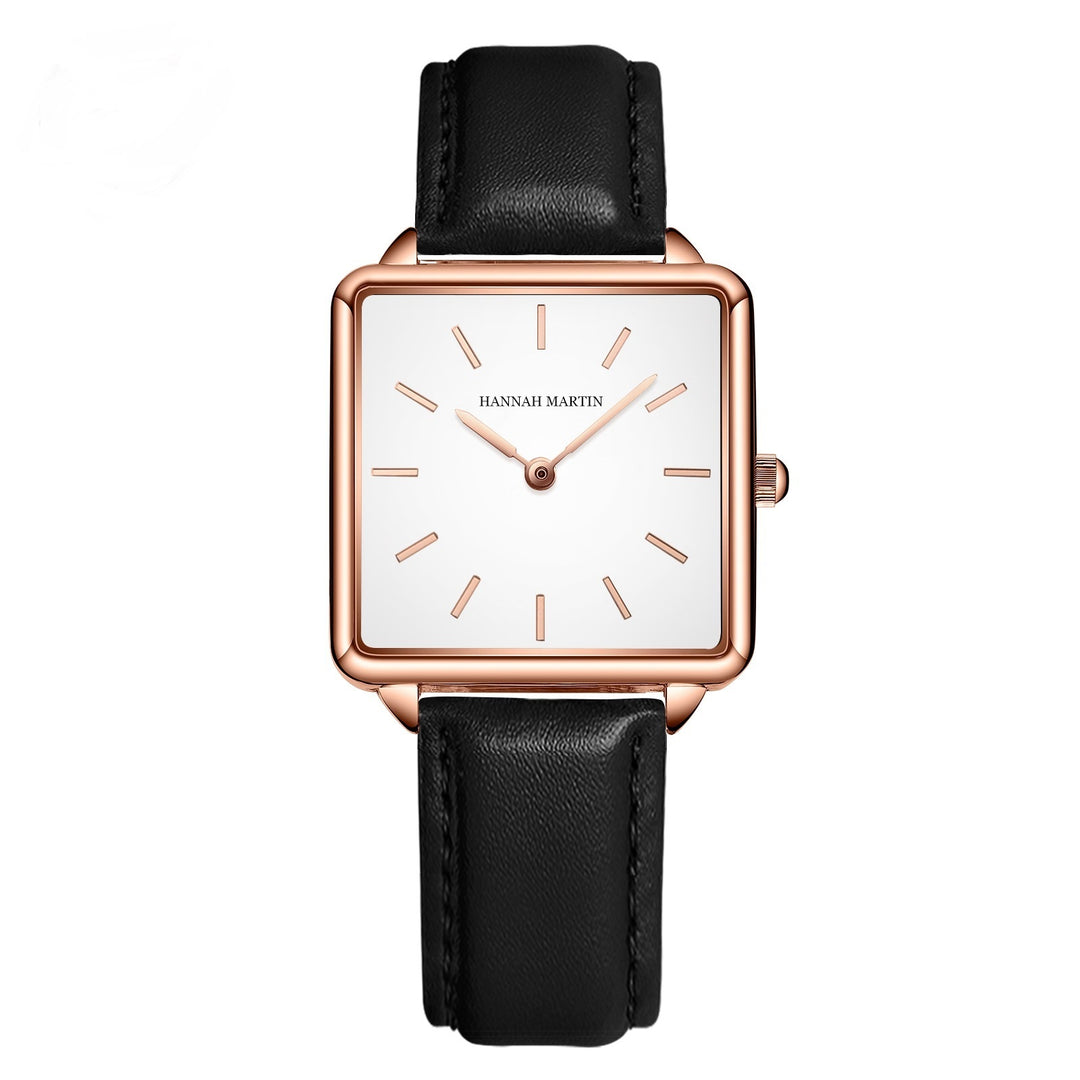 Simple Fashion Casual Watch Luxury Ladies Square Watch