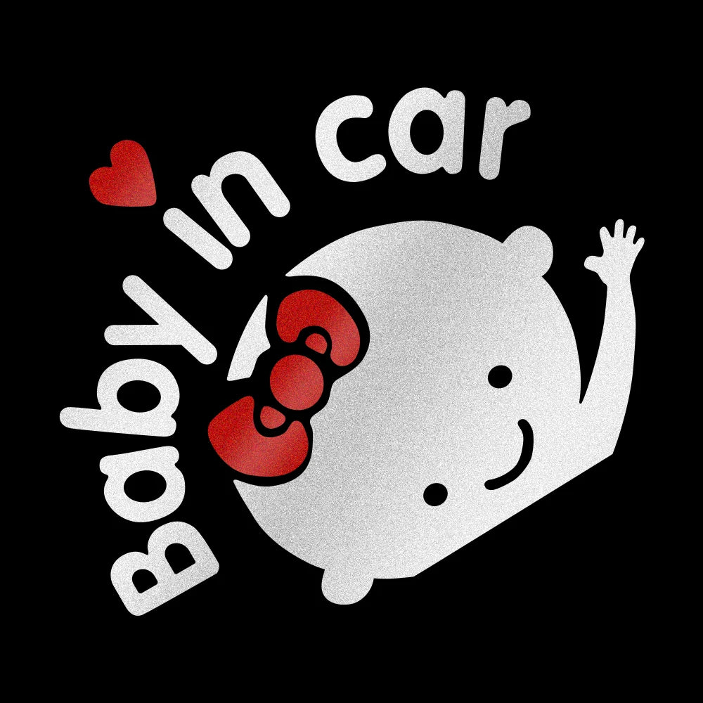 Baby on Board Cartoon Car Sticker