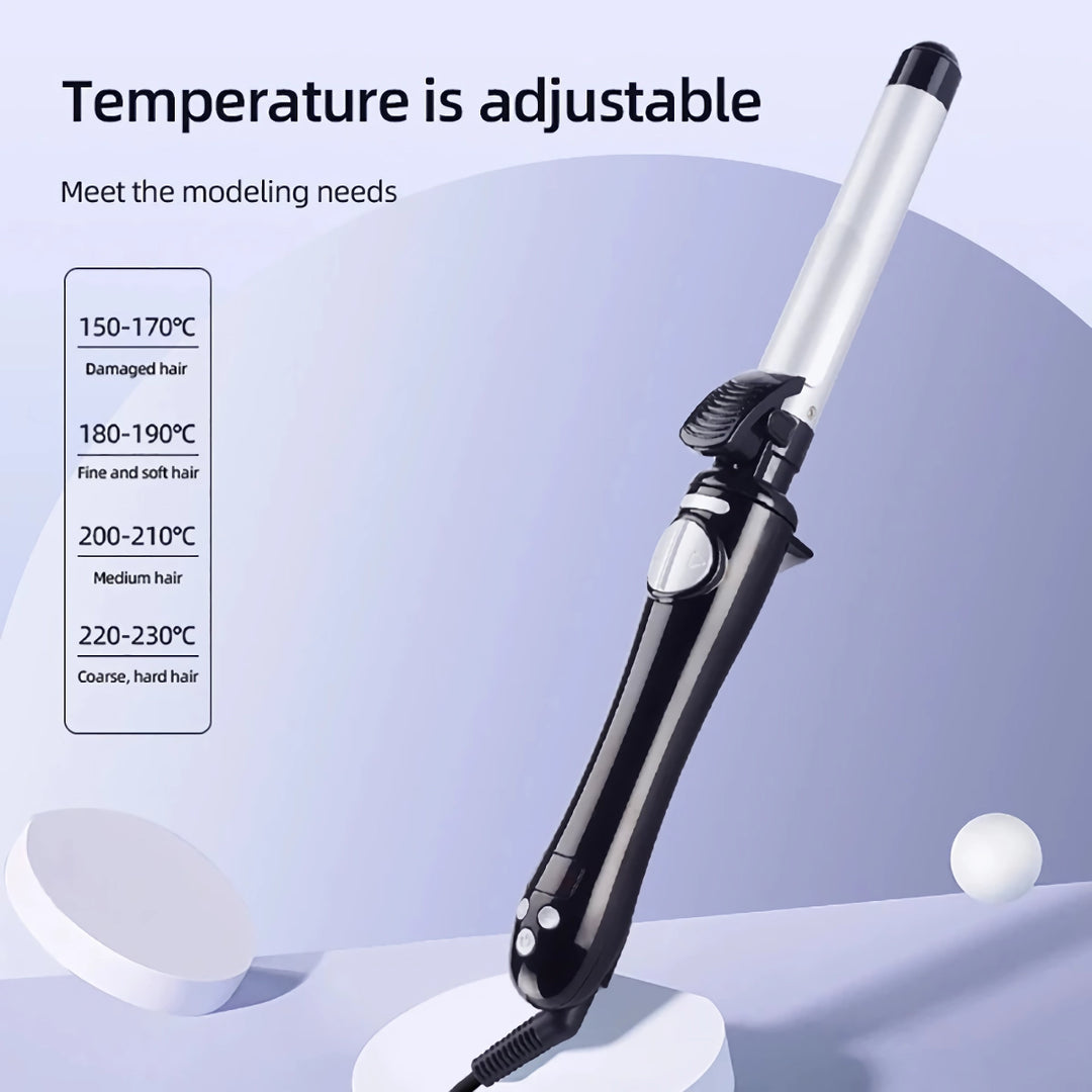 25mm Automatic Curling Iron with 360-Degree Rotation - Professional Hair Curler