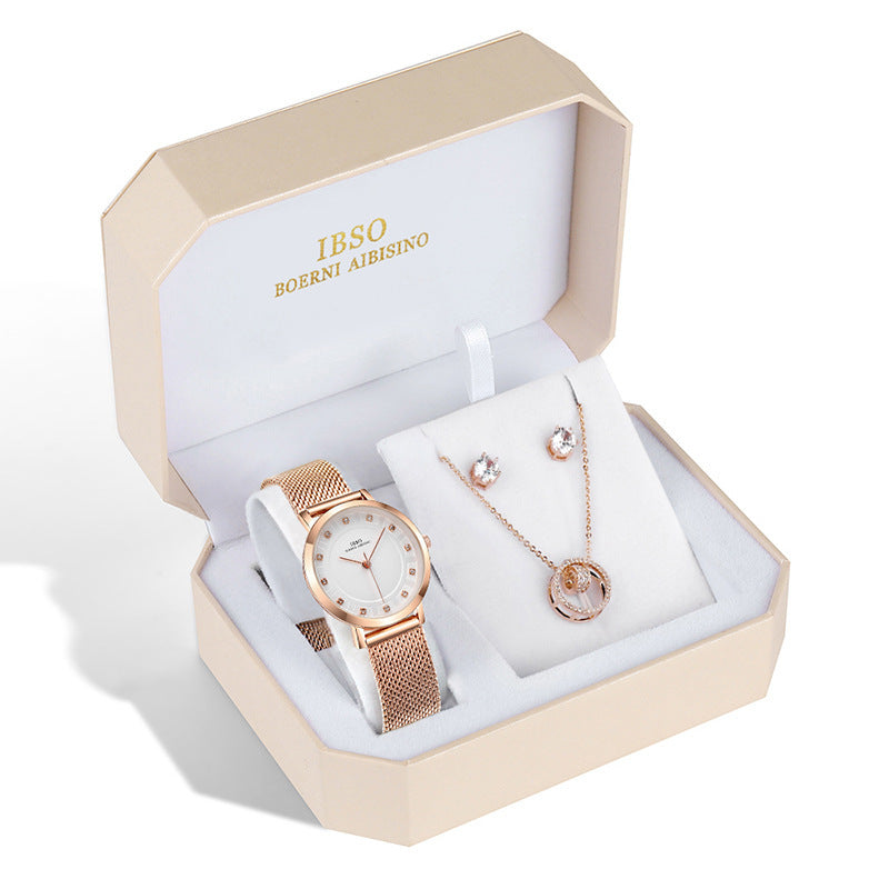 Temperament all-match necklace ladies watch