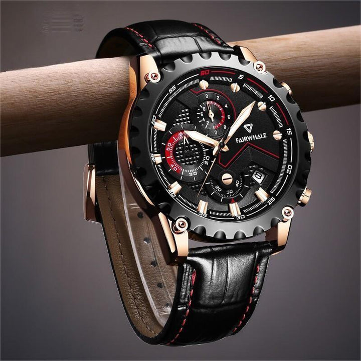 Waterproof Men's Commercial Quartz Watch