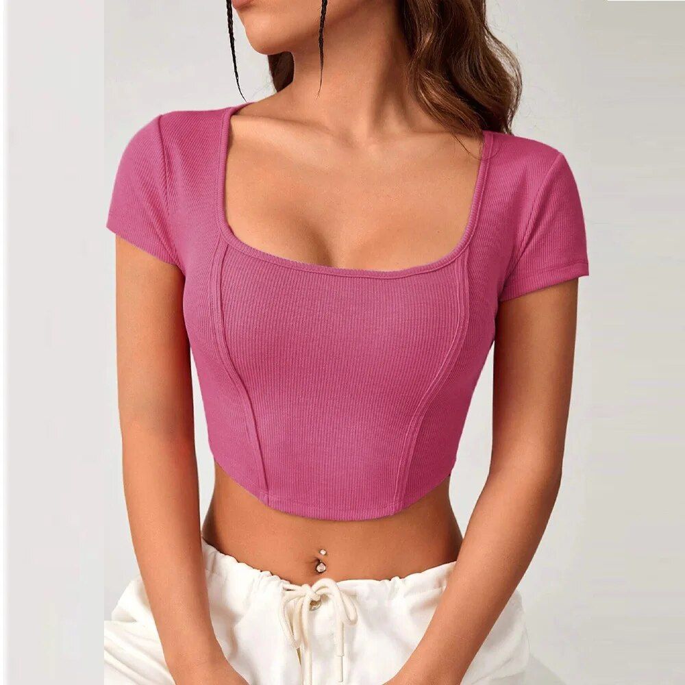 Elegant Summer Crop Top