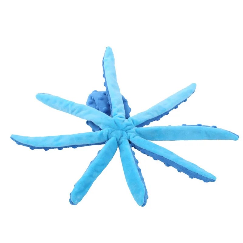 Interactive Octopus Plush Squeak Toy for Dogs