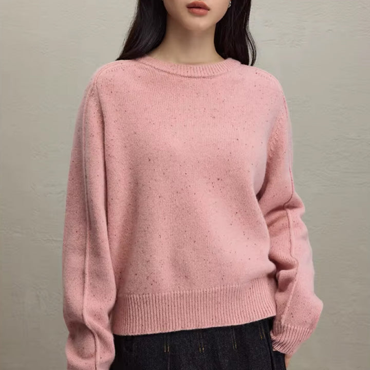 Cozy Soft Round Neck Wool Sweater