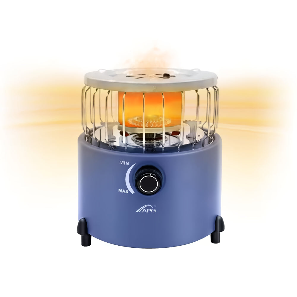 Portable 2-in-1 Camping Stove Gas Heater: Your Ultimate Outdoor Companion