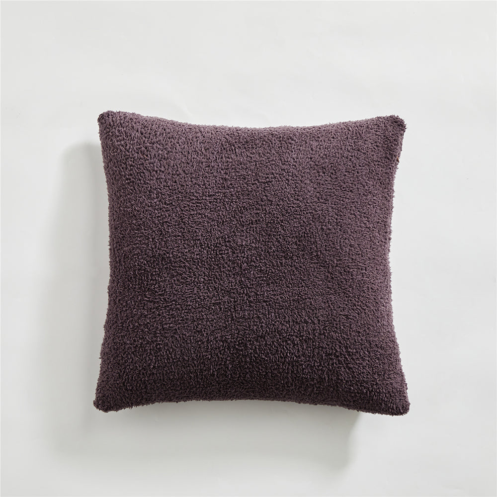 Cozy Plush Sofa Cushion Cover - Soft and Fluffy Decorative Pillow Case