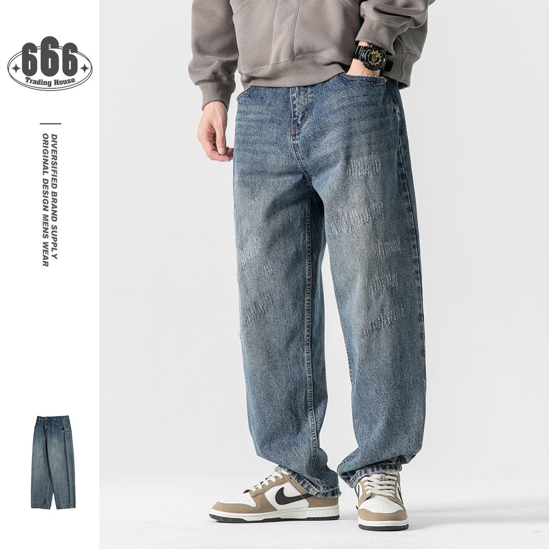 Autumn New Retro Loose Jeans