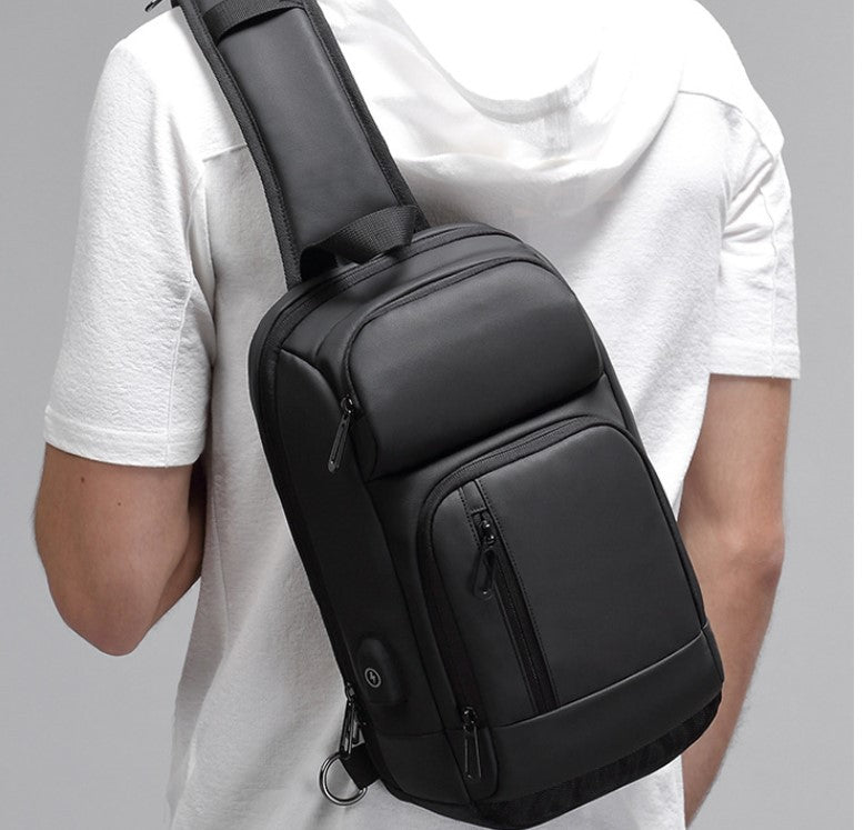 Men's casual shoulder bag