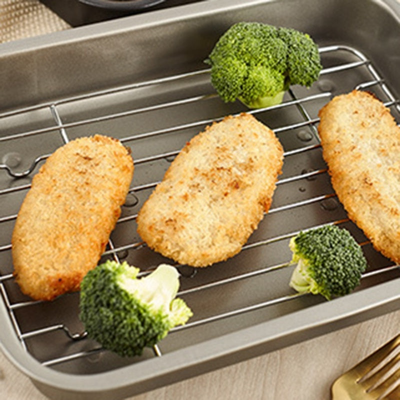 Oven grilled fish tray