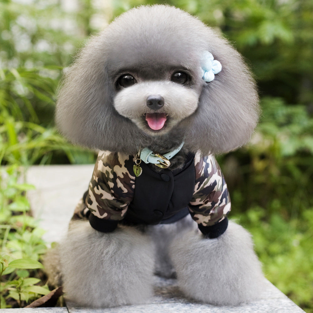 Winter Camouflage Pet Jacket