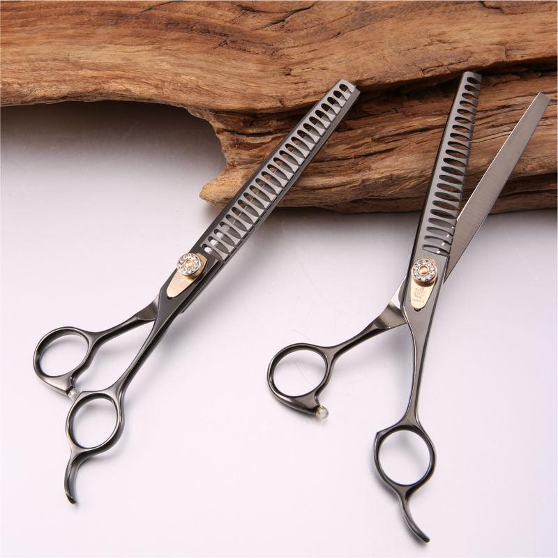 Professional Titanium-Coated Thinning Shears