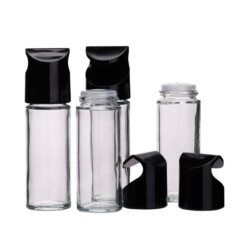 Revolving seasoning rack bottle set