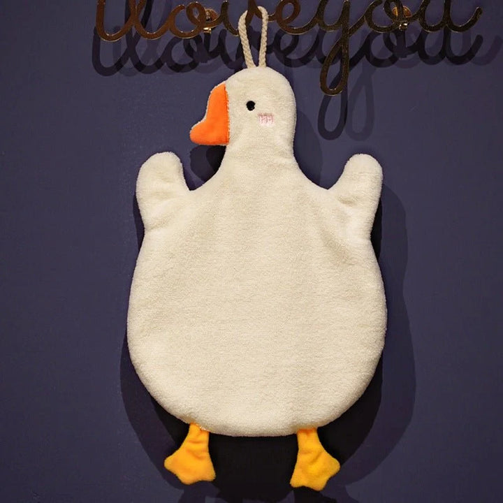 Cute Duck Microfiber Hand Towel